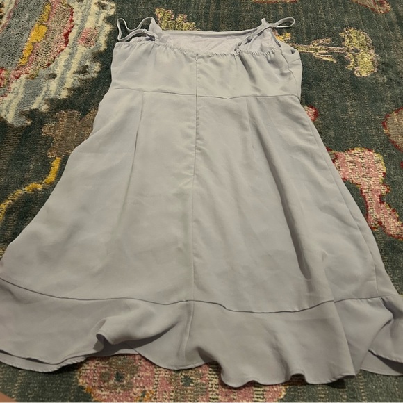 Fika the brand wrap dress with tie- size L light purple/gray - Picture 8 of 10